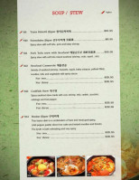 Duru Korean & Japanese Restaurant menu