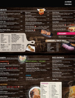 Tanaka Ramen menu