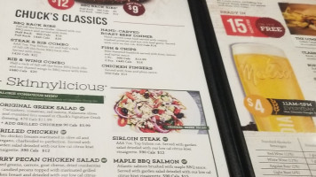 Chuck’s Roadhouse Bar And Grill menu