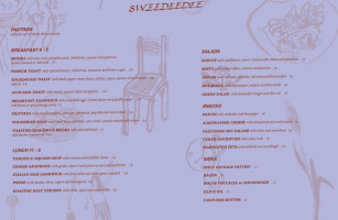 Sweedeedee menu