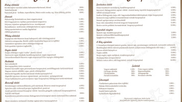 Bajnok Etterem Szolnok menu