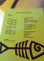 Bare Bones Fish & Chips menu