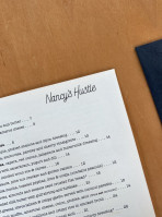 Nancy's Hustle menu