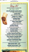 Mike's Olympic Grill Diner menu