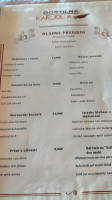 Gostilna Karjola menu