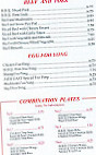 Jade East Chinese Food menu