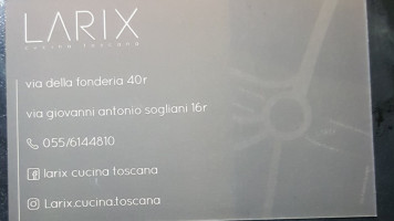 Larix Cucina Toscana food