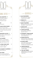 Monarch menu