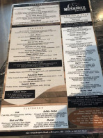 Bushmill Tavern menu