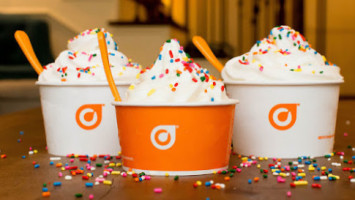 Orange Leaf Frozen Yogurt food