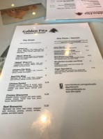 Golden Pita menu