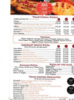 Town Center Pizzeria menu