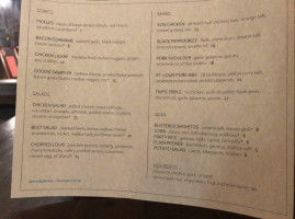 Spinning Bones menu