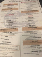 Flatlands Bourbon Bayou menu