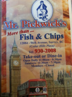 Mr Pickwick's Fish Chips inside