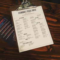 O'connor's Public House menu