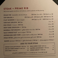 The Keg Steakhouse North York menu