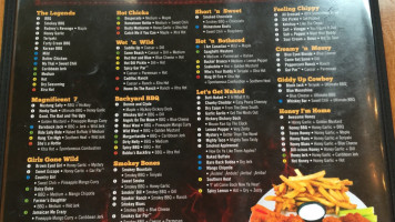 Wild Wing menu