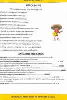 Don Eduardo Authentic Mexican Cantina menu