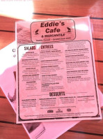 Eddies Cafe Gifts menu