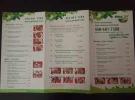 Pho 28 Curé-labelle menu