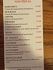Le Saint-Vincent Restaurant menu