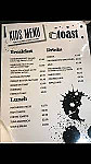 The Burgh Coffeehouse menu