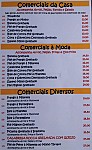 Finesse menu