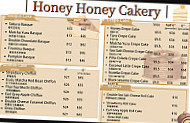 Honey Honey Cakery menu