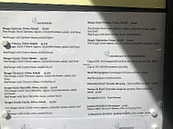 Au Coq Bleu menu