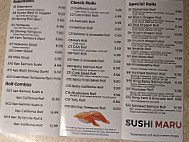 Sushi Maru menu