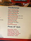 Lakeview Burger menu