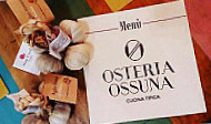 Osteria Ossuna menu