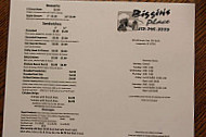 Biggins Place menu
