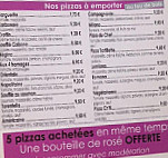 Milano menu