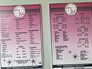 The Boozy Slush menu