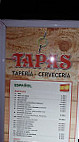 Tasca Tapas menu
