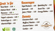 Common Grounds Coffee Shop menu