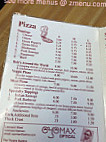 Bob's Pizza menu