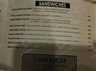 The Cabin menu