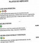 La Percha Verde menu