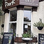 By The Park Cafe Deli inside