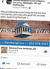 Hermes Pizza menu