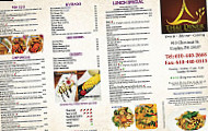 Thai Diner menu