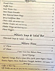Nelsen's Hall Bitters Pub menu