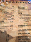 Bird in Hand Inn menu