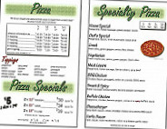 Antonio's Pizza menu