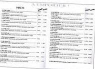 La Tour De Pise menu