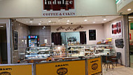 Indulge coffee and cakes inside