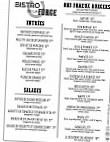 Bistro De La Forge menu